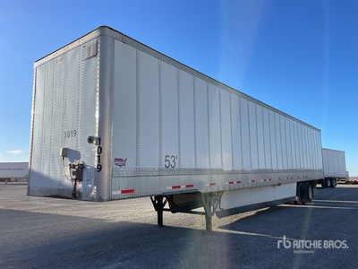 2020 Wabash DVHDHPC 53 ft x 102 in T/A Van Trailer