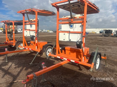 2020 Wanco WSDT-TF Solar Radar Speed Message Board