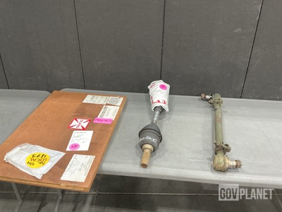 (3) Drag Links, (1) Axle Shaft, (3) Windows & Assorted Items