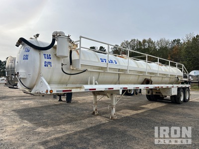 2014 Galyean 130 bbl 5460 gal T/A Vacuum Tanker Trailer