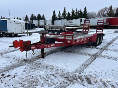 2006 Homemade 18 ft T/A Remolque Portamaquinaria