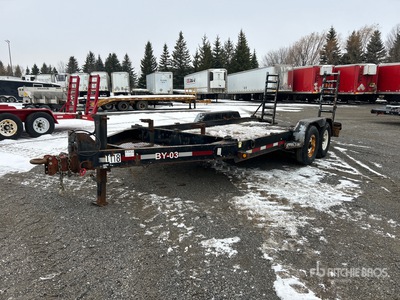 2008 Big Tex 16 ft T/A Remolque Portamaquinaria