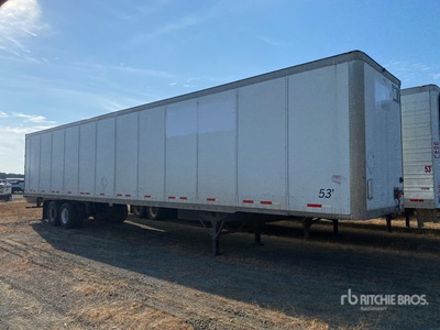 2014 Wabash 53 ft x 102 in T/A Van Trailer