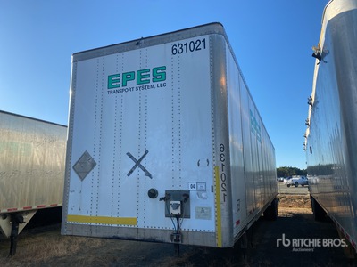 2011 Wabash 53 ft x 102 in T/A Gesloten aanhangwagen