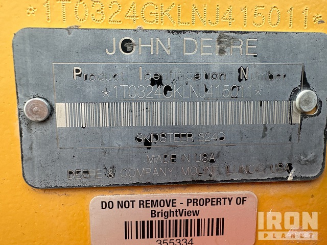 MINI CARGADOR SOBRE RUEDAS 2022 JOHN DEERE STEER