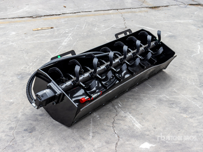 2025 GIYI GY-RT57 57 in Skid Steer Tiller (Unused)