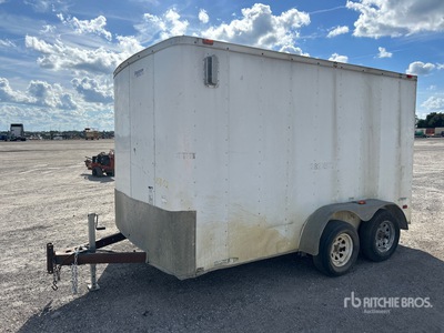 2014 Freedom 7X12TA2 13 ft T/A Gesloten aanhangwagen