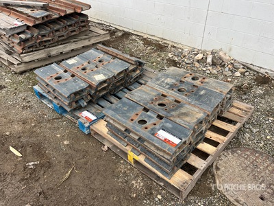Quantity of (2) Pallets of Double Grouser 27.5 in Track Shoes (Unused)