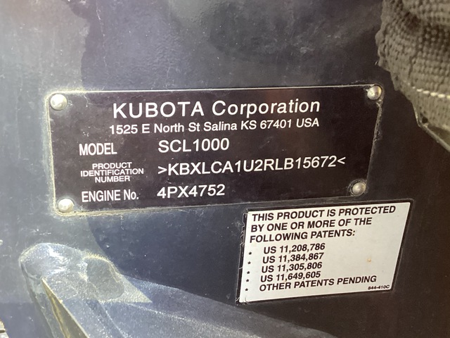 MINI CARGADOR SOBRE ORUGAS COMPACTO 2024 KUBOTA SCL1000MINI