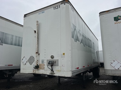 1999 Stoughton DVW-285S 28 ft x 102 in S/A Van Trailer