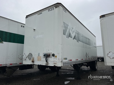 2000 Stoughton DVW-285S 28 ft x 102 in S/A Geschlossene Anhänger