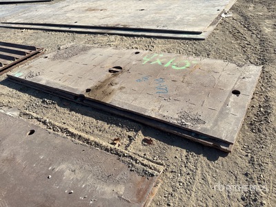 Quantity of (3) 4 ft x 10 ft (1 in Thick) Stahlplatten