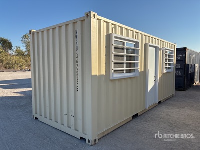 2025 Skid-Mounted 20 ft Standard Office Storage Container (Unused)