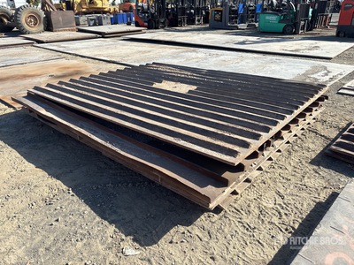 Quantity of (4) 10 ft x 8 ft (3 in Thick) Stahlplatten