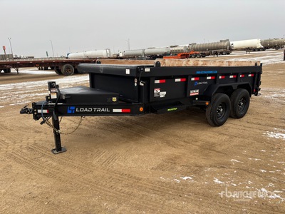 2025 Load Trail DT142 14 ft T/A Dump Utility Trailer (Unused)