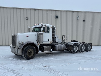 2008 Peterbilt 367 8x6 Tri/A Sleeper Truck Tractor