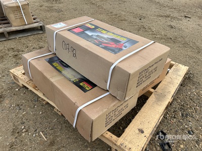 Quantity of (3) 3.5 ton Dual Pump Floor Jack (Unused)