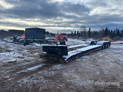 2017 BWS 50 ton Tri/A Removable Gooseneck Lowboy Trailer