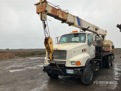National 990 50000 lb Straight Boom on 1999 Sterling LT8513 6x4 Boom Truck