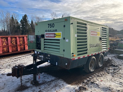 2010 Sullaire 750DTQ-CA3 750 cfm Mobile Air Compressor