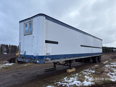 1990 Roussy 48 ft T/A Van Trailer