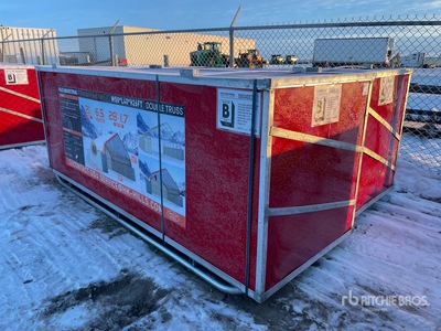 Quantity of (2) Boxes of 2025 HIlls Industrial 504026 50 ft x 40 ft Container Shelter (Unused)