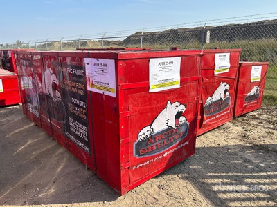 2025 Arctic Shelter 80 ft x 40 ft x 24 ft Peak Double Truss Storage Building (Unused)