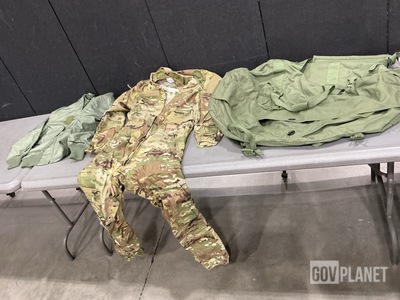 (14) Flyer's Jackets, (4) Crewmember's Coveralls, (41) Bags & Assorted Items