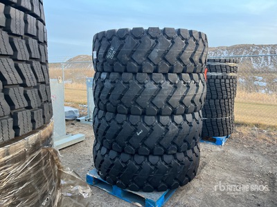 Quantity of (4) Beaver 20.5x25 Pneus (Unused)
