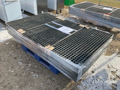 Quantity of (10) Quantity of (10) 6.5 ft x 4 ft Grating (Unused)