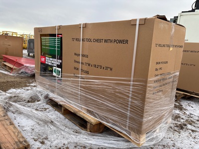 15-Drawer 6 ft 15 Drawer Banco de trabajo (Unused)