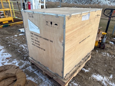 990 L Abrasive Sandblasting Cabinet (Unused)