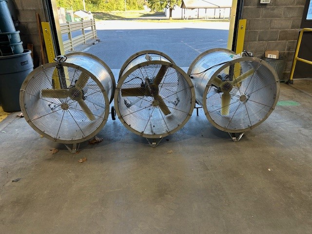 Quantity of (3) Coenco RAMIFL Fans