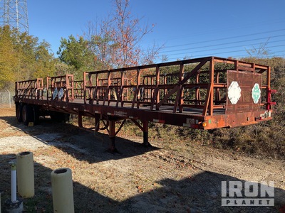 2016 John Evans 44 ft T/A Flatbed Trailer