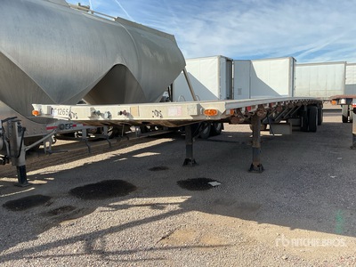 2007 Western Trailer 48 ft T/A Spread Axle Flatbed Trailer