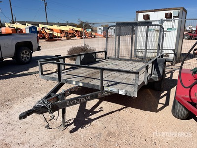 2024 East Texas 10 ft S/A Equipment Trailer
