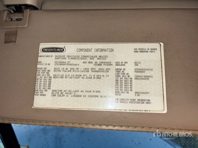 2013 Freightliner Coronado 122SD 6x4 T/A Sleeper Truck Tractor