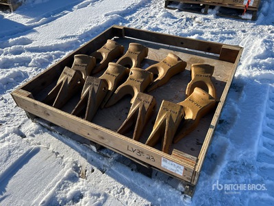 Quantity of (12) Bucket Teeth - Fits Excavator