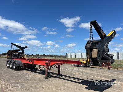 2007 Hammar 12.2 m Tri/A Side Loading Container Trailer