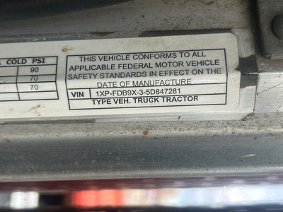 2005 Peterbilt 378 Cabina per trattore stradale