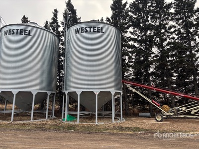 Westeel 1805 +/- 4900 bu 5 Ring Hopper Grain Bin