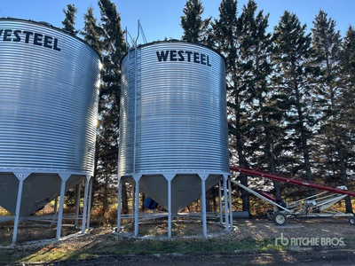 Westeel 1805 +/- 4900 bu 5 Ring Hopper Grain Bin