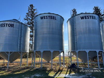 Westeel 1805 +/- 4900 bu 5 Ring Hopper Grain Bin