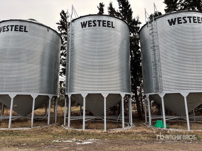 Westeel 1805 +/- 4900 bu 5 Ring Hopper Grain Bin