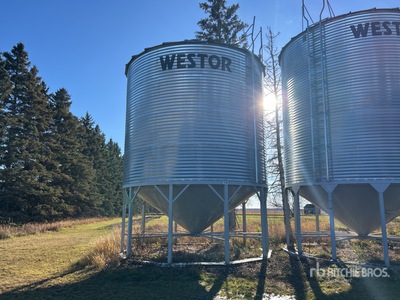 Westeel 1804 +/- 4000 bu 4 Ring Hopper Grain Bin