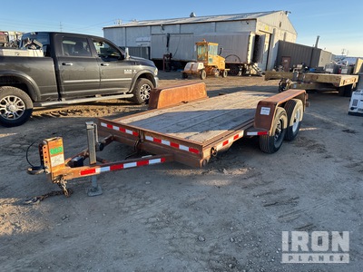 1995 Qual 16.5 ft T/A tilt deck Equipment Trailer