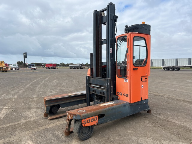 2008 Hubtex DQ45 5000 kg Side Loader Forklift