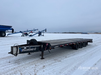 2020 Diamond PX312 30 ft Tri/A Remolque Portamaquinaria