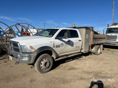 2016 Ram 5500 4x4 Crew Cab S/A Dump Truck