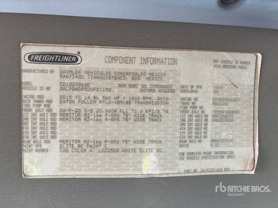 Tornado F4SL on 2013 Freightliner Coronado SD 8x6 Vacuum Excavator Truck